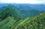 イメージ（大雪山系とともに北海道の魅力あふれる日高の山）