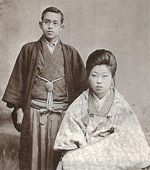 イメージ（新婚時代の啄木と節子夫人）