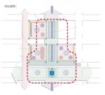 イメージ（札幌市「創世1.1.1区計画」の市民交流空間イメージ）